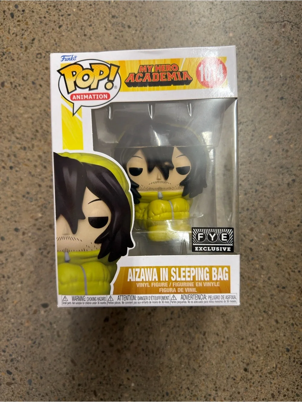 Funko Pop! My Hero Academia Aizawa in Sleeping Bag #1014 FYE Exclusive Vinyl